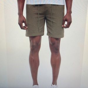 esntls olive summer shorts